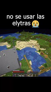 no se usar elytras 😭 #minecraft #minecraftmemes #fypシ゚ #reels | HiAngeel