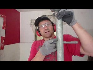 Baustützen Bauspries befestigen beim Türsturz Wechsel