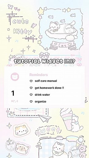 Cute Aesthetic Widget Tutorial for New Year 2023