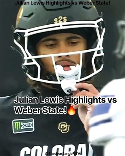 Julian Lewis Highlights vs Weber State!