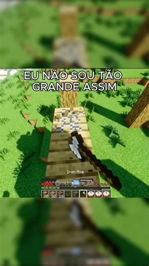 EU NÃO SOU TÃO GRANDE (ib: ‪@Midmysticx‬ ) #minecraft #shorts