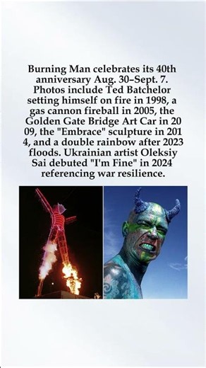 Burning Man Turns 40—8 Wild Photos from 1998 to 2024 #BurningMan