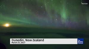 31K views · 2.1K reactions | An amazing view of the Southern Lights from this plane over New Zealand | The Weather Channel | Facebook