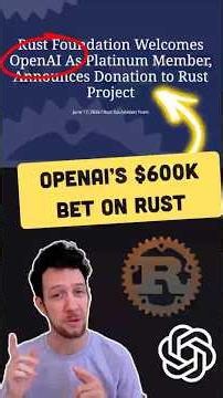 OpenAI Just Made Rust Impossible to Ignore #openai #rust #programming