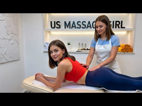 Sleep Girl Body Massage ✨. Soft Touch Calm. Deep Relax. 