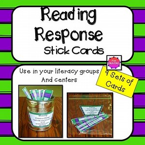 Reading Response Cards- Reading Rotations and Circles