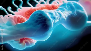 In a microscopic muscle fiber a single myofibril is found in the center of the cell surrounded by a network of interwoven actin and myosin proteins. Myofibrils include
