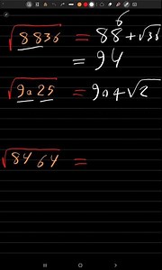 Finding the square root is simple and easy.