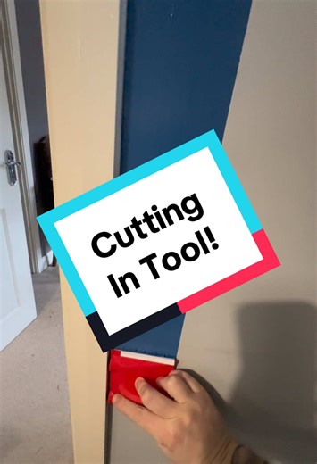Painting never made so easy! This cool little cutting in tool is a game changer! Well for someone without a steady hand! #painting #decorating #diy