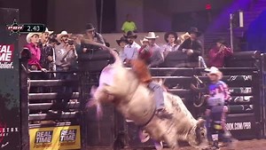 No time for games. Zane Cook silences the critics and goes 2-for-2 in Round One with a qualified ride on Brain Games for 85.5 points. | PBR Velocity Tour