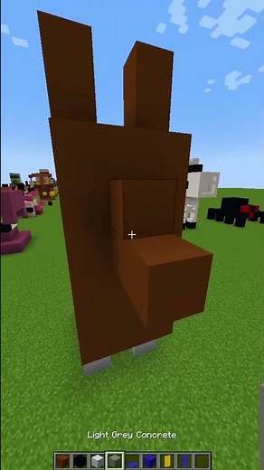 ❤️ Minecraft Quick Tutorial - How To Build Mini Trader Llama Statue! ❤️