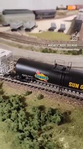 Taking a #walthersproto 54' 23,000 gallon Funnel Flow Tank Car out for a spin with @midwestmodelrr and their impressive setup! | Walthers Trains www.walthers.com