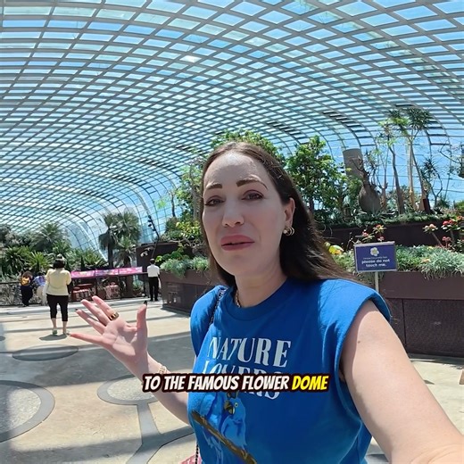 Inside Singapore's Famous Flower Dome!🇸🇬 #Travel #Singapore #Singaporean #FlowerDome | Seara Travels