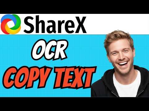 How To USE ShareX OCR To COPY TEXT From An Image (QUICK & EASY) 2026