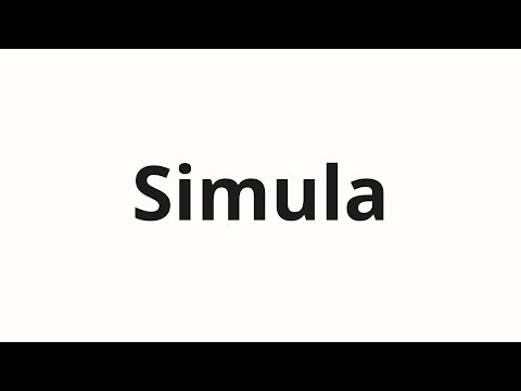 How to pronounce Simula