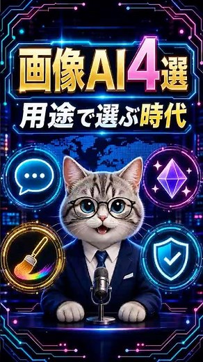 用途で選ぶ画像生成AI 4定番。ChatGPT Images、Gemini、Midjourney、Adobe Fireflyの強みと、商用利用時の規約確認を整理します。