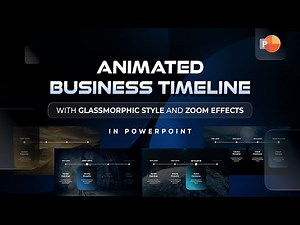 🚀2025’s Hottest PowerPoint Trick: Build a Glassmorphic Timeline in 10 Minutes!🚀