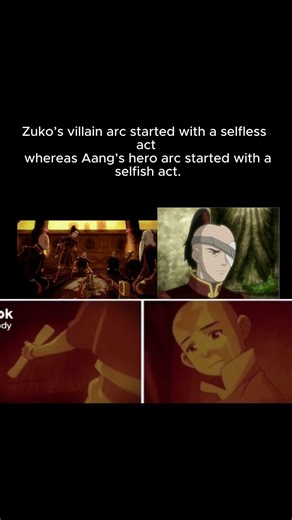 Aang and Zuko story arcs parallels. #avatarthelastairbender