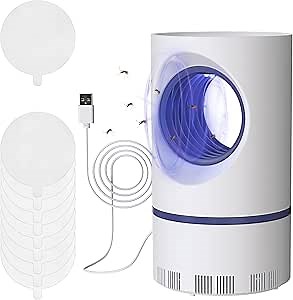 Bug Zapper Indoor Mosquito Zapper, Fly Traps for Indoors Electronic Mosquito Killer Indoor with 10 Pack Fly Zapper Sticky Boards, Gnat Traps for House Indoor