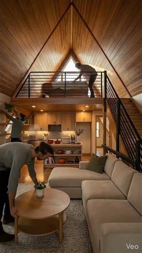 They turned an empty shell into a dream cabin 🤯🔨