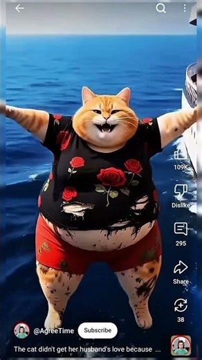 😿 Heartbreaking! Cat Rejected by Her Husband Just for Being Fat 💔 | Sad Animal Story #Shorts