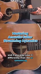Learn how to master acoustic guitar strumming dynamics with this video! #guitarzoom #guitarist #guitarplayer #guitarlessons #acousticguitar | GuitarZoom.com