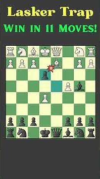 The Legendary Lasker Trap | Savage Albin Countergambit Surprise! #chess