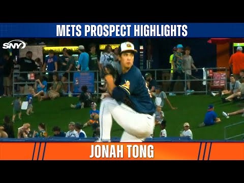 Mets Prospect Highlights | Jonah Tong | 8/23/25