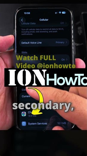 How to Change Name for SIM and eSIM on iPhone Part 2