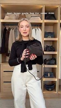 Best brown suede bag for under £100! 💼 Link here: https://c.klarna.com/al/BlcI/