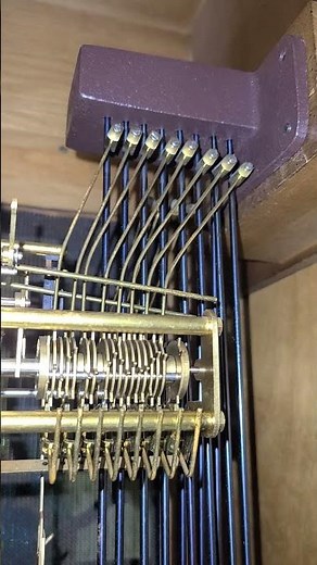 Howard Miller Grandfather Clock Chiming (inside view)