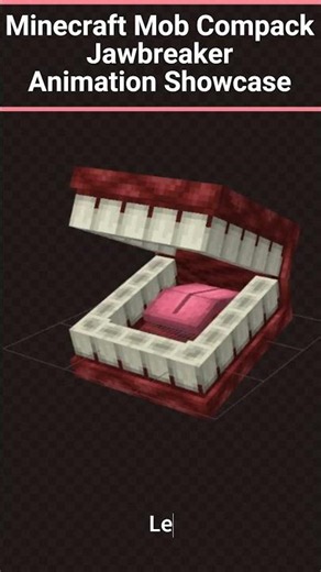 Minecraft Mob Compack Jawbreaker Animation Showcase #minecraft #minecraftshorts #minecraftanimation