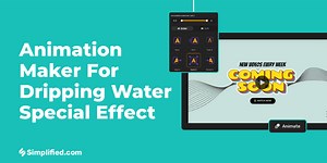 AI Photo Animation for Dripping Water Special Effect