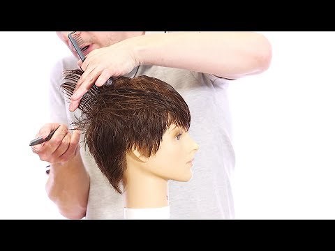 Pixie Haircut Tutorial - How to Cut a Pixie Haircut with a Razor - TheSalonGuy