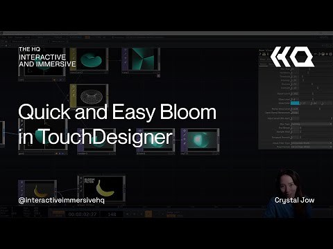 Quick and Easy Bloom in TouchDesigner - TouchDesigner Tutorial 150