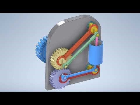 Mechanisms for converting rotational motion into Reciprocating - Mechanical Principles - ميكانيزمات