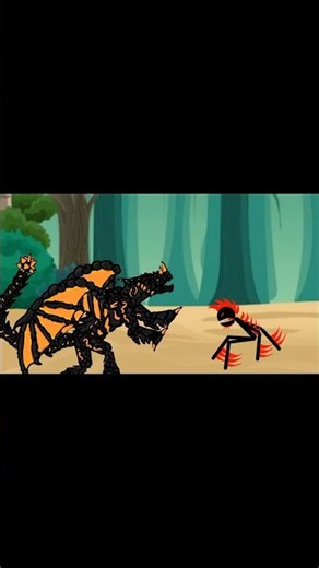 Dragon vs Stickman 🔥 Epic Battle Animation | Stickman Fight Cartoon
