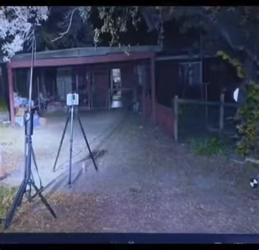 This is what his house looks like. Straight out of a horror movie.