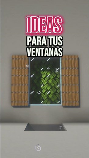 Ideas para tus ventanas en Minecraft!