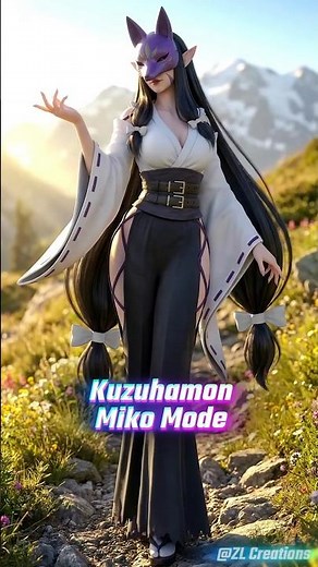 Relemon to Kuzuhamon Miko Mode Evolution #Digimon #DigimonAI #Digivolution