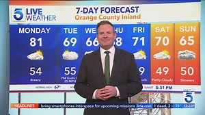 Rain, cool temperatures coming to SoCal