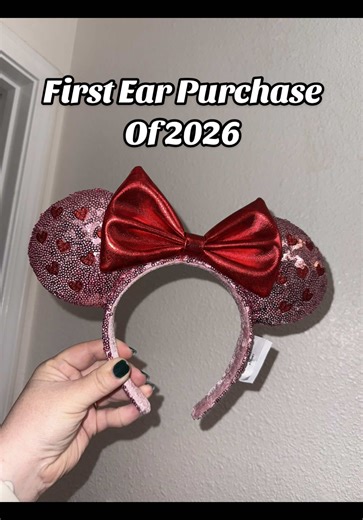 Stunning Valentine's Day Minnie Ears at Disney