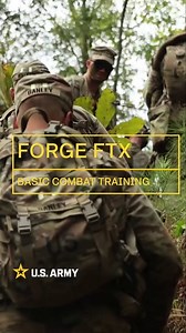The Forge is the culminating event in Basic Training; it challenges U.S. Army Trainees to effectively execute all Warrior Tasks and Battle Drills they've learned. One of the more rigorous challenges that trainees are exposed to is the Battle March and Shoot, which reinforces the principles of Basic Rifle Marksmanship with an elevated heart rate. This is a foundational skill for all Soldiers to master, no matter their Military Occupational Specialty (MOS), as a basic tenet of being a Soldier. | U