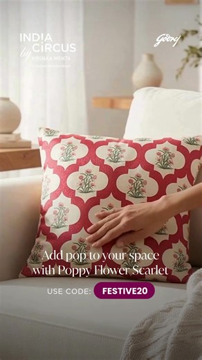 Transform your space with vibrant cushions 🌸 Festive Sale 20% OFF with code! | IndiaCircus