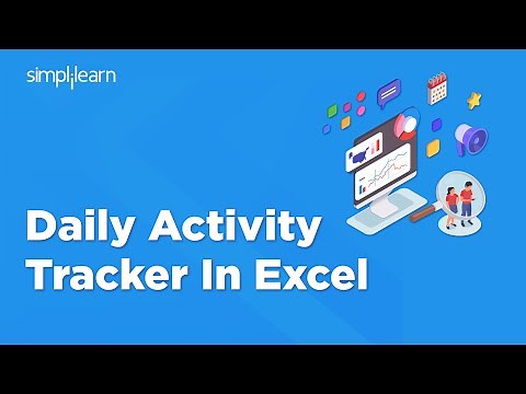 Daily Activity Tracker in Excel | How To Make A Daily Activity Tracker in Excel | Simplilearn