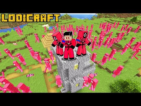 PINK TUNG TUNG SAHUR VS Pink Soldiers in Minecraft!
