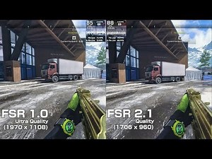FSR 1.0 vs FSR 2.1 COD Warzone 2