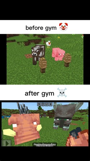 before 🤡 after ☠️ #foryou #memes #trending #funny #explore #minecraft #ytshorts