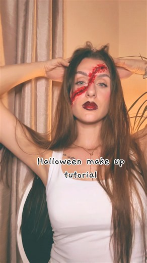 Easy halloween make up tutorial 👻