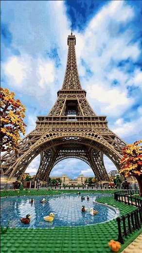 Building The Eiffel Tower in Paris in LEGO 🇫🇷🥖